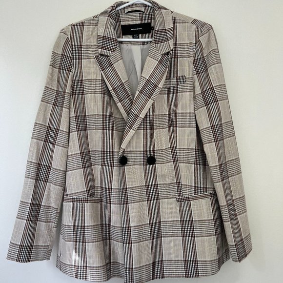 Vero Moda Lightweight Plaid Blazer - Picture 1 of 4